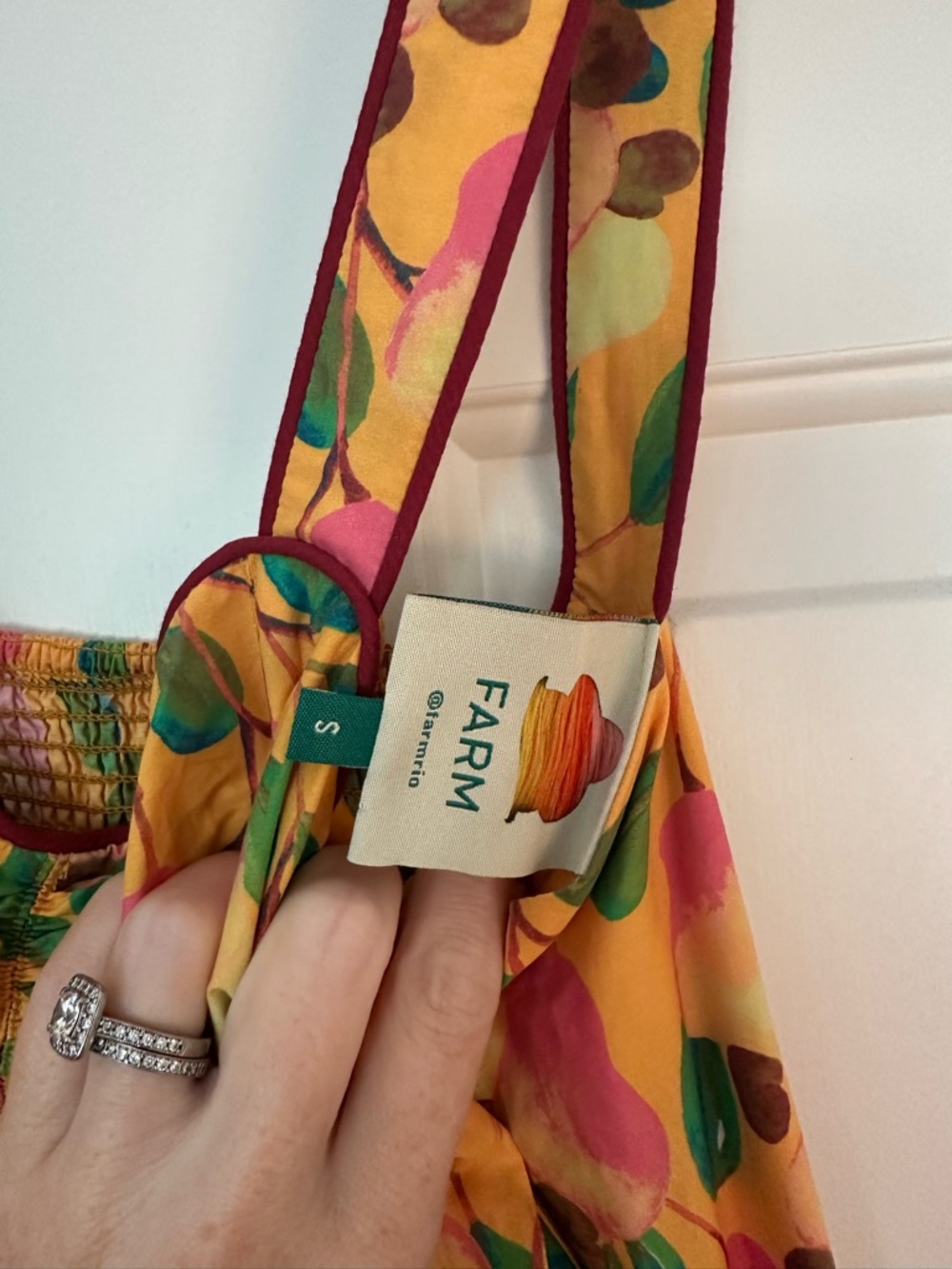 Farm Rio midi tired dress - Picture 2 of 2